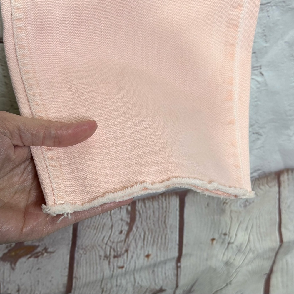 Madewell Garment-Dyed Straight-Leg Jeans in Faded Coral - Picture 4 of 13
